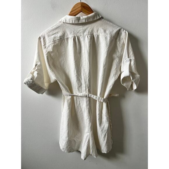 Emory Park button down romper women's size M - Picture 6 of 6